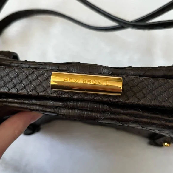 Black/brown DEVI KRIELL bag - Picture 4 of 4